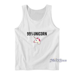 99% Unicorn Tank Top for Unisex