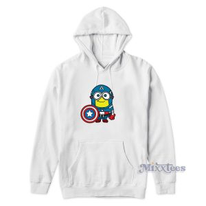 Captain America Minion Hoodie for Unisex
