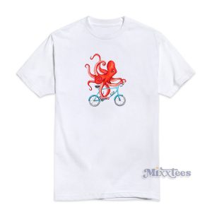Cycling Octopus Relaxed Fit T-Shirt