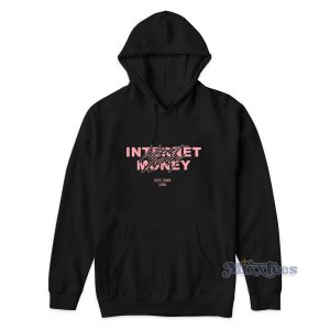 Internet Money Pink And Black Hoodie for Unisex