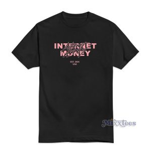 Internet Money Pink And Black T-Shirt