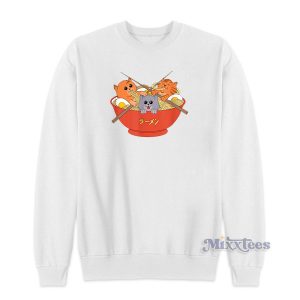 Ramen And Cats Sweatshirt for Unisex