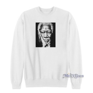Morgan Freeman Photographed Sweatshirt for Unisex