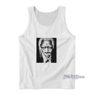 Morgan Freeman Photographed Tank Top for Unisex