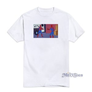 Spiderman Pointing At Spiderman Meme T-Shirt