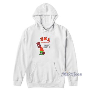 Bart Simpsons Black With Attitude Hoodie for Unisex