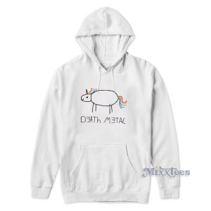 Death Metal Unicorn Hoodie for Unisex