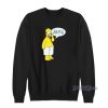Homer Simpsons Wearing Towel Sweatshirt For Unisex