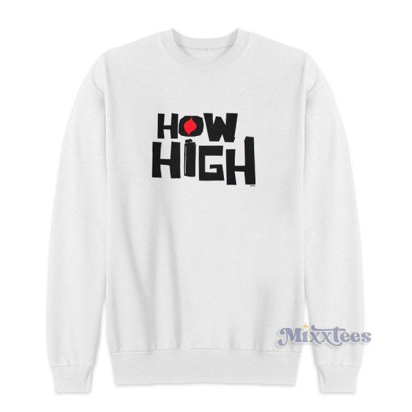How High Logo Sweatshirt For Unisex