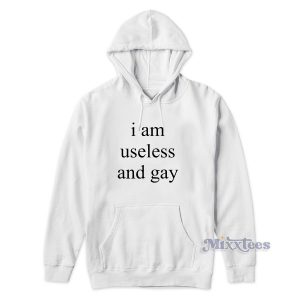 I Am Useless And Gay Hoodie for Unisex