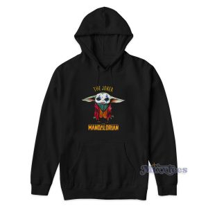 Joker Baby Yoda Mandalorian Hoodie For Unisex