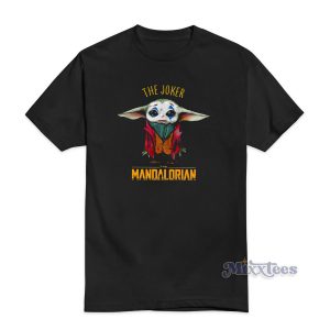 Joker Baby Yoda Mandalorian T-Shirt