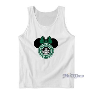 Minnie Mouse Starbucks This Teacher Runs Tank Top for Unisex