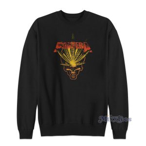 Pantera Weed Leaf Skull Sweatshirt for Unisex