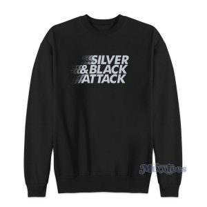 Silver And Black Attack Sweatshirt for Unisex