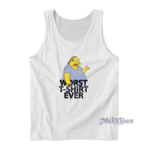 The Simpsons Worst Tank Top for Unisex