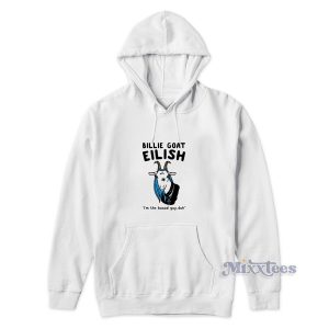 Billie Goat Eilish Parody Hoodie
