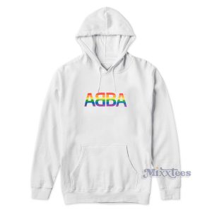 ABBA Logo Pride Hoodie for Unisex