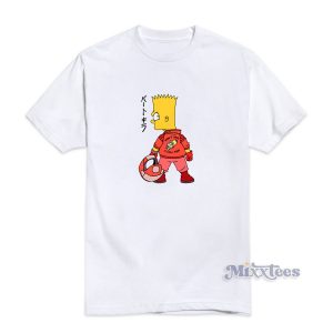 Bartkira Bart Simpson Akira Capsule Biker T-Shirt