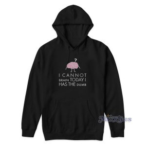 Cannot Brain Has The Dumb Womens Hoodie