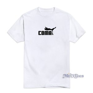 Coma Funny Logo Parody T-Shirt