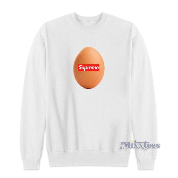 Supreme Egg Sweatshirt for Unisex