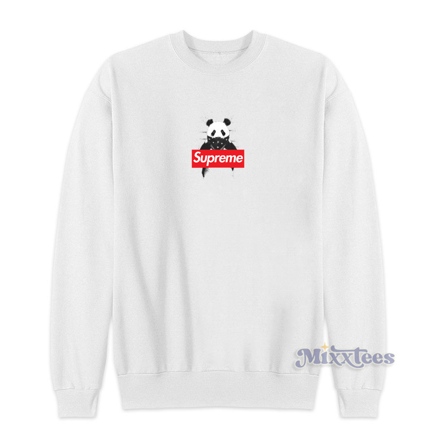Supreme panda best sale hoodie