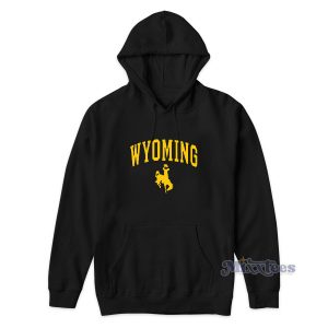 Wyoming Cowboys Traditional Distressed Hoodie