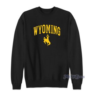 Wyoming Cowboys Traditional Distressed Sweatshirt