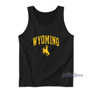 Wyoming Cowboys Traditional Distressed Tank Top