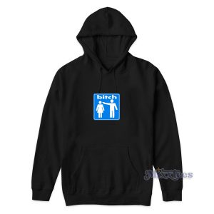 Bitch Skateboard Logo Hoodie for Unisex