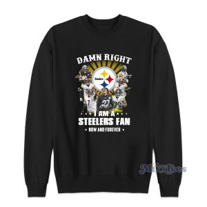 Pittsburgh Steelers Fan Now And Forever Sweatshirt