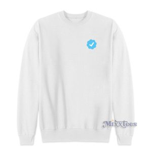 Verifird User Funny Sweatshirt for Unisex