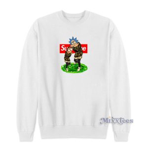 supreme rick and morty sweatshirt