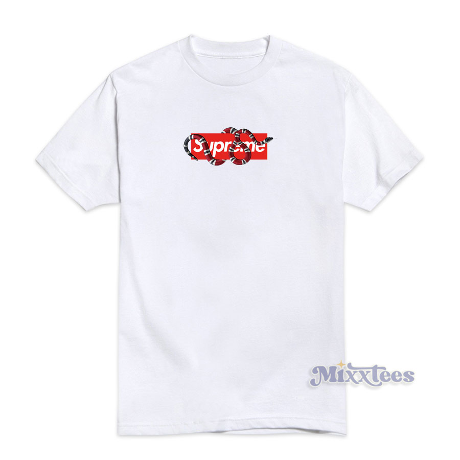 Grab it fast our Supreme Gucci Snake Logo T-Shirt