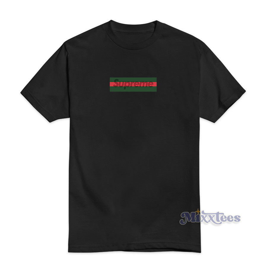 Psykiatri klon deadlock Grab it fast our product Supreme Gucci Box Logo T-Shirt - Mixxtees.com