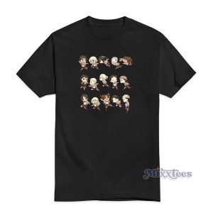Attack On Titan Chibi T-Shirt for Unisex