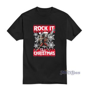 Marvel Guardians Of Galaxy Rocket Christmas T-Shirt