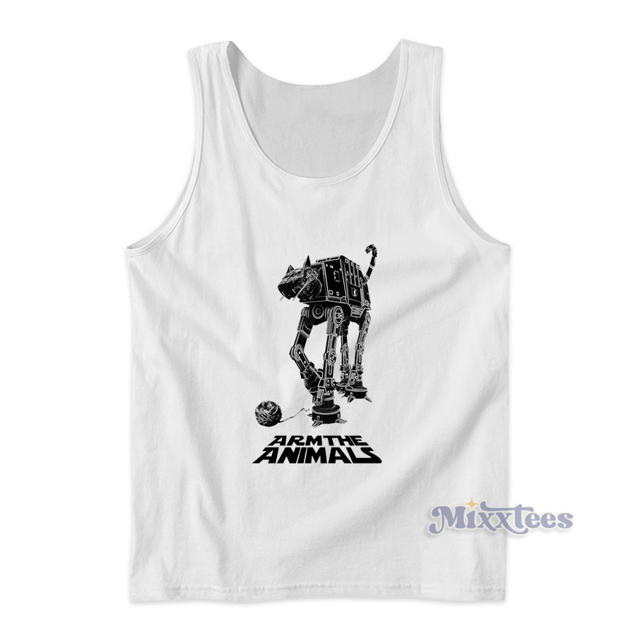 Arm The Animals Cat Tank Top Mixxtees