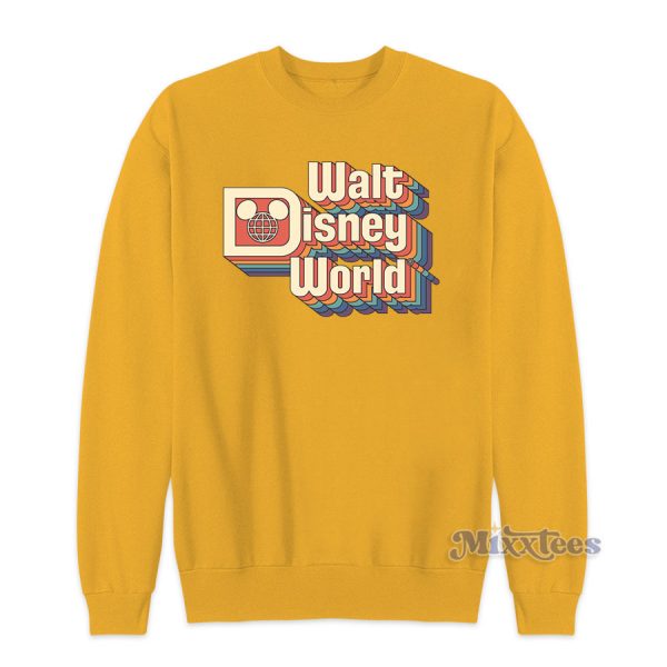 Retro Walt Disney World Sweatshirt for Unisex