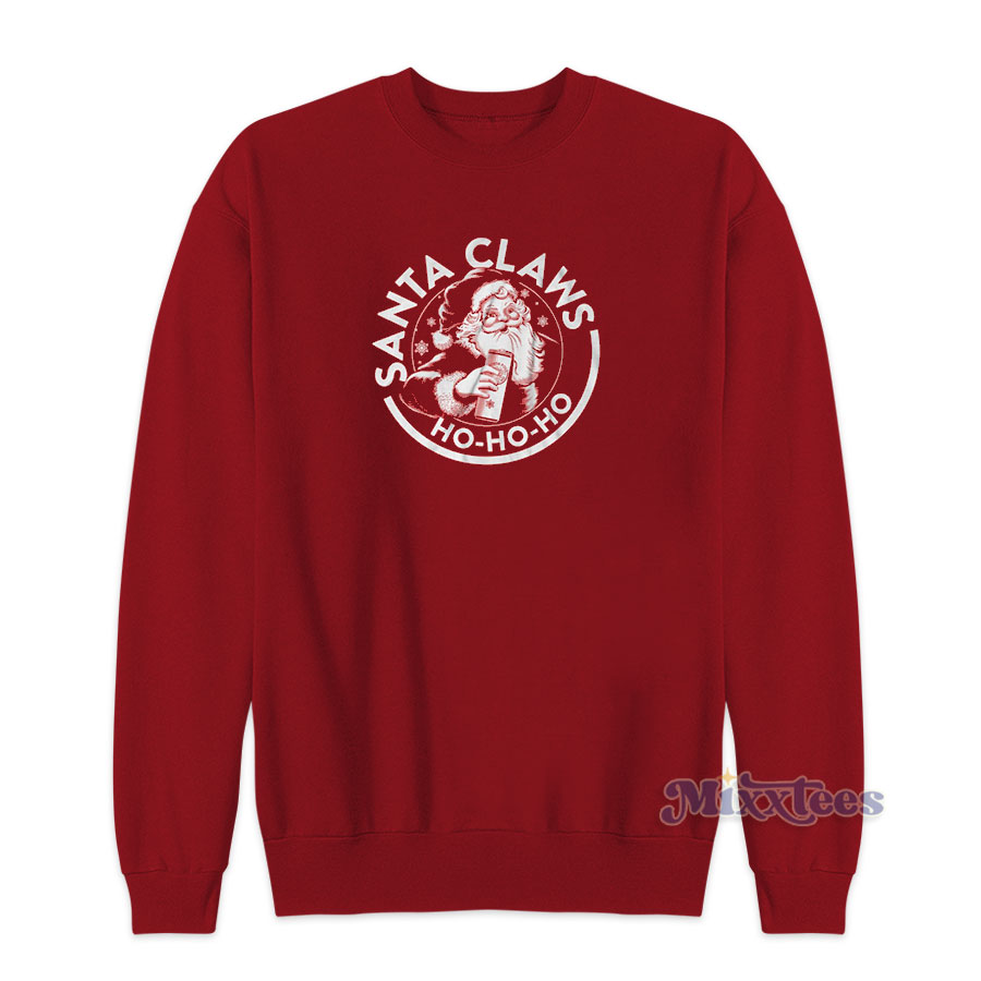 santa claws sweatshirt