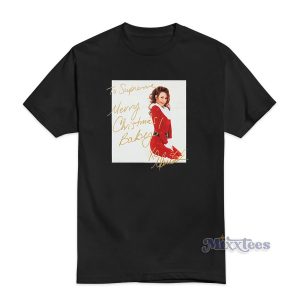 Mariah Carey To Supreme Merry Christmas Baby T-Shirt