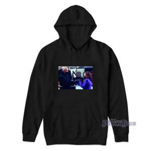 Barack Obama Greeting Vice President Kamala Harris Hoodie
