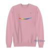 Dream Rainbow Smile Fleece Sweatshirt For Unisex