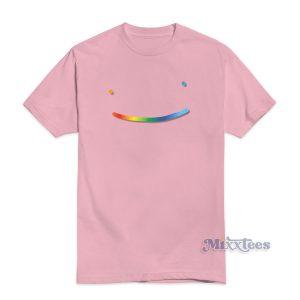 Dream Rainbow Smile Fleece T-Shirt for Unisex