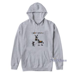 I Don't Give A Mouse Walking A Donkey Hoodie for Unisex