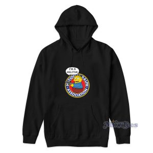 The Simpsons Ralph Wiggum I'm A Militia Hoodie