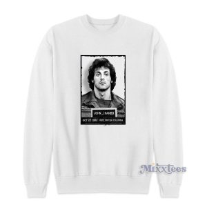 Rambo Film Series John J.Rambo Canada 1982 Sweatshirt