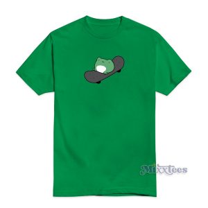 Skateboarding Frog Lightweight T-Shirt For Unisex