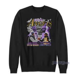 City Of Angels Kobe Bryant Nipsey Hussle Sweatshirt For Unisex